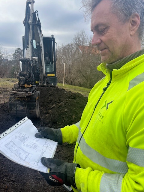 Påbörjad total entreprenad husbygge från grund till färdigt hus mars 2026